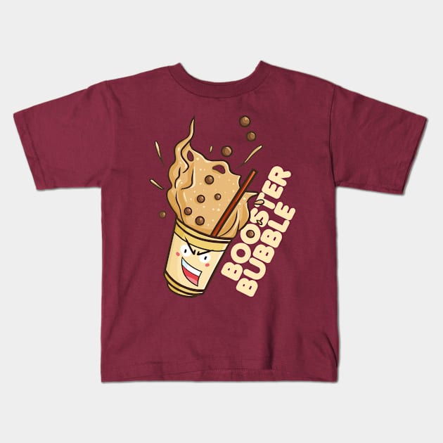 Booster Bubble Kids T-Shirt by Jocularity Art